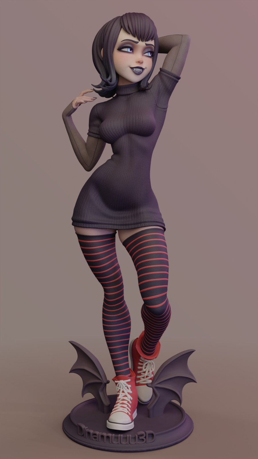 Mavis from Hotel Transylvania Resin Part Kit Gray Unpainted