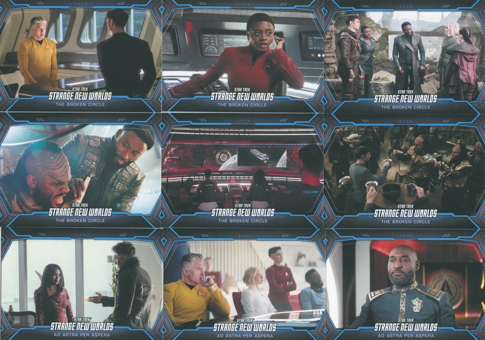 Star Trek Strange New Worlds Season 2 Complete 60 card base set + 2 empty wrappe