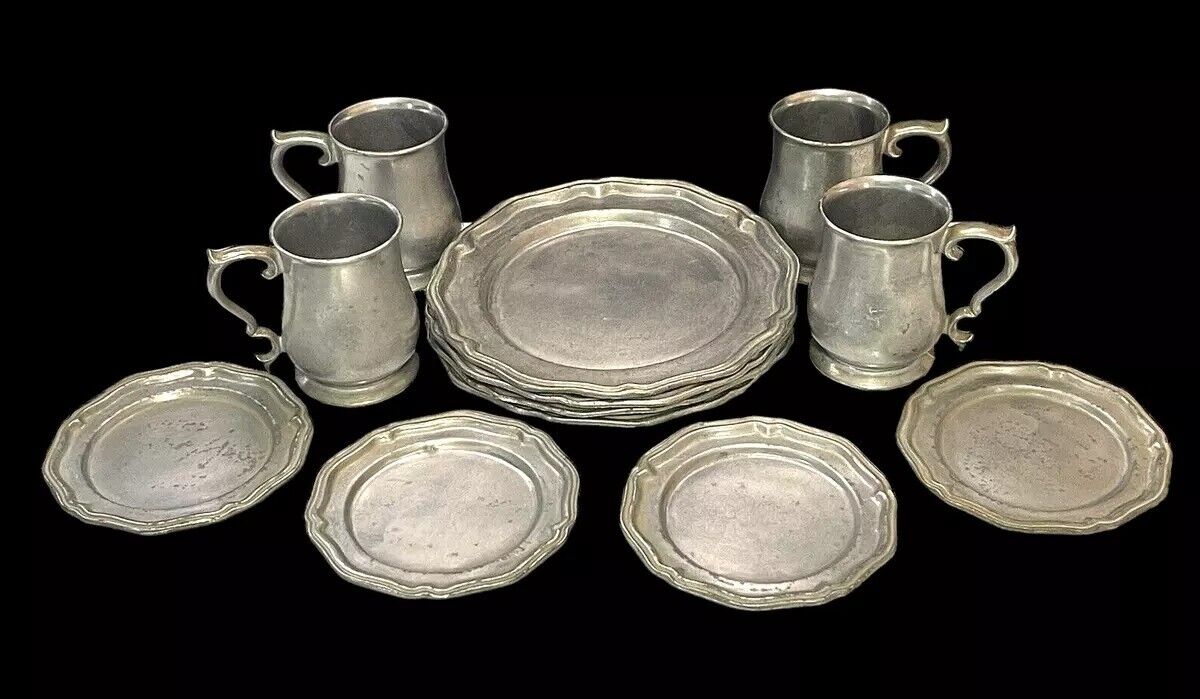 Crown and Castle Dinnerware Set For 10 People, Vintage, Authentic, Made in USA