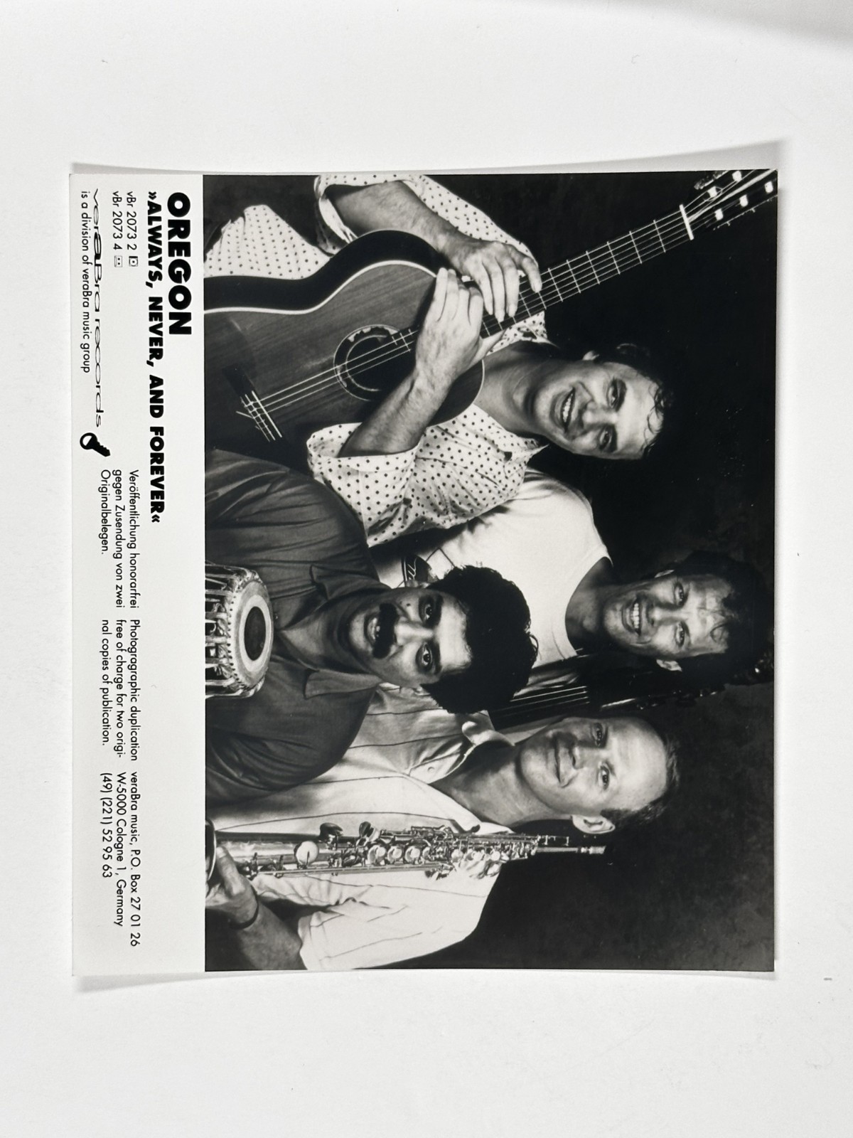 Oregon Photo Original Black And White Press Promotion 1991