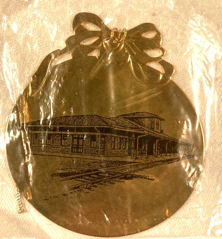 Pine Bluff Arkansas -Johnson County Historical Museum -Brass Christmas Ornament