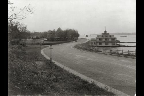 Photo:Brooklyn New York NY Shore Road Waterfront c1904 Roadside View