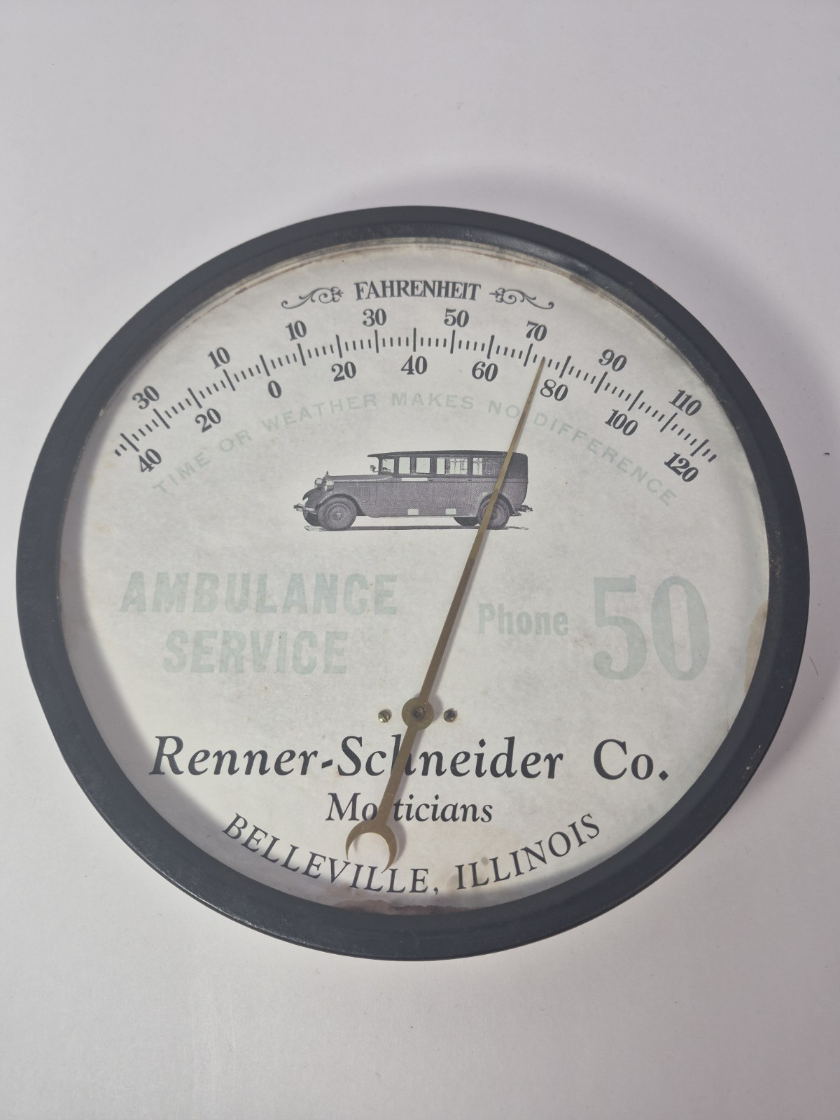 Vintage 1920s Renner-Schneider Morticians & Ambulance Service Advertising... Vintage 1920s Renner-Schneider Morticians & Ambulance Service Advertising...