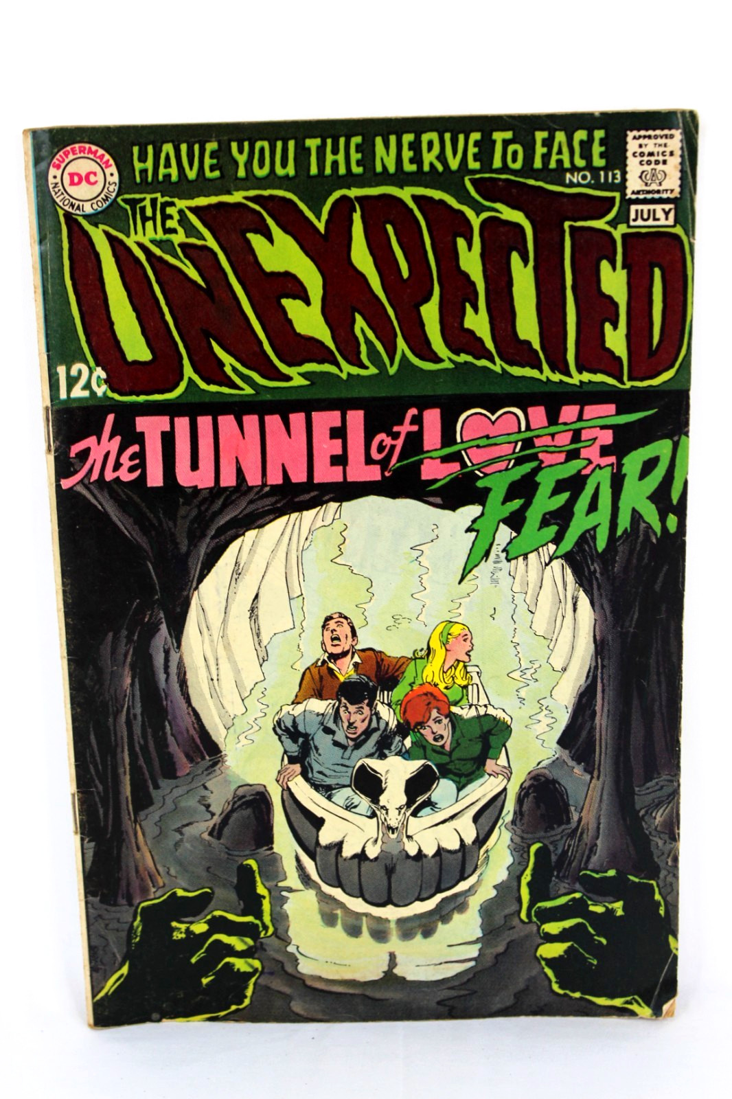 The Unexpected #113 Tunnel of Fear Neal Adams Cover 1969 DC Comics VG-