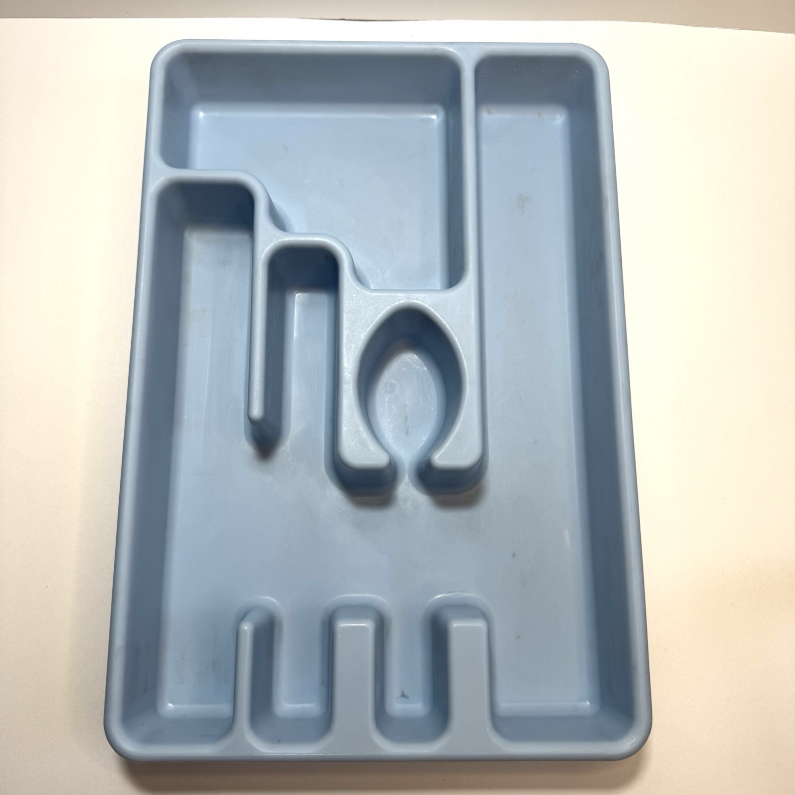 Rubbermaid Silverware Flatware Utensil Holder Drawer Storage Blue 2921 Vintage