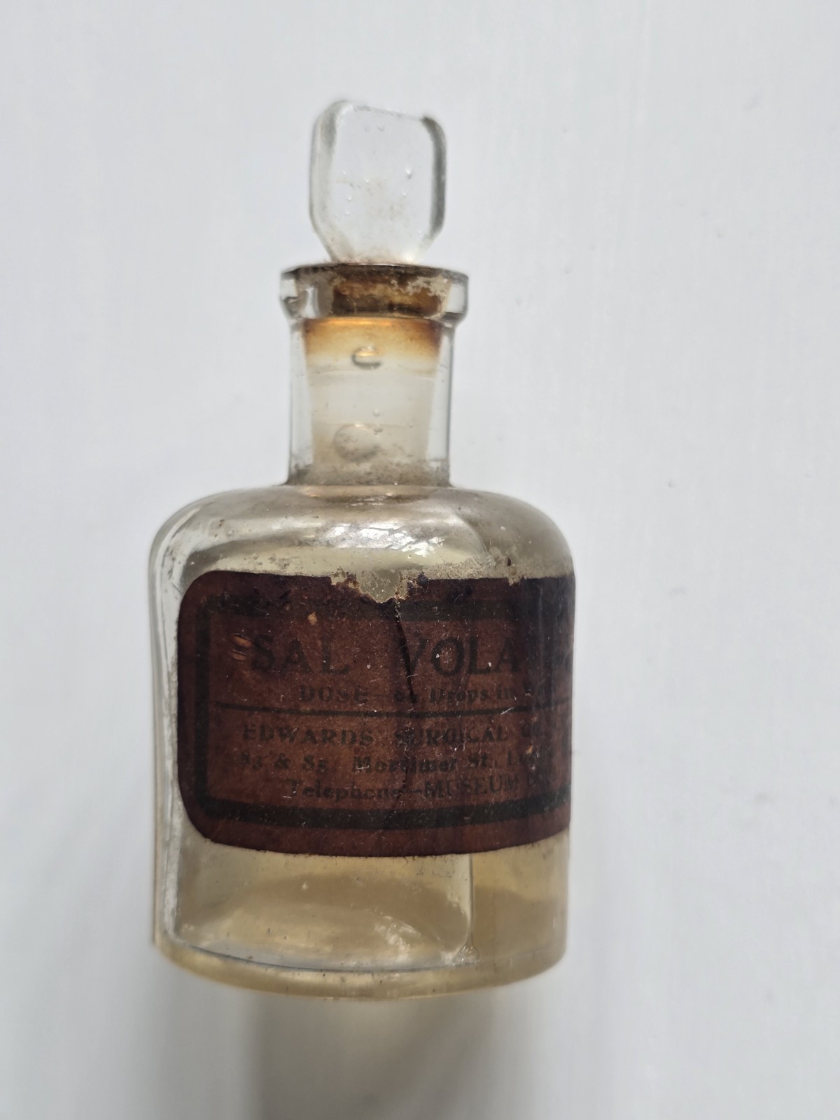 Antique Sal Volatile Bottle Chemist Drug Apothecary Display Antique Sal Volatile Bottle Chemist Drug Apothecary Display