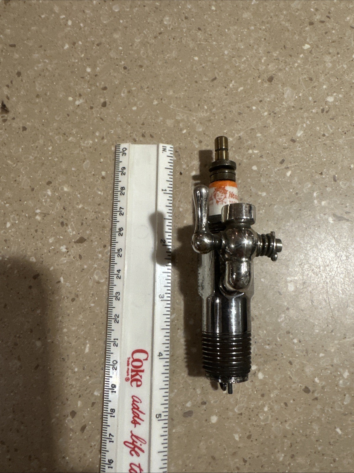Vintage Red Head/Redhead Priming Primer Spark Plug 3/4” Thread