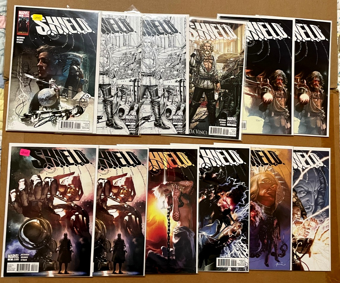 12 Lot S.H.I.E.L.D (2010) 1-6 + Infinity 1 shot NM #1s Jonathan Hickman SIGNED