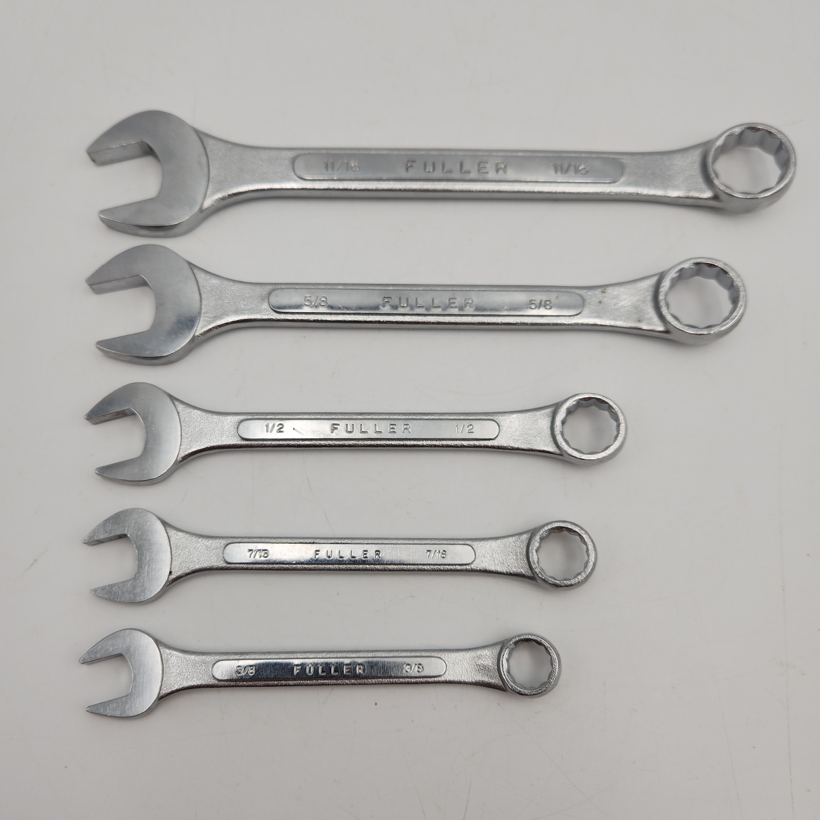 Fuller SAE 5 pc Combination Wrench Set Japan 3/8\