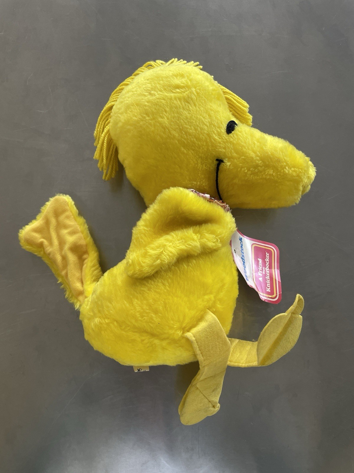 Vintage 12” Woodstock Plush (Knickerbocker, 1972) Tag Stuffed Animal NOS Peanuts