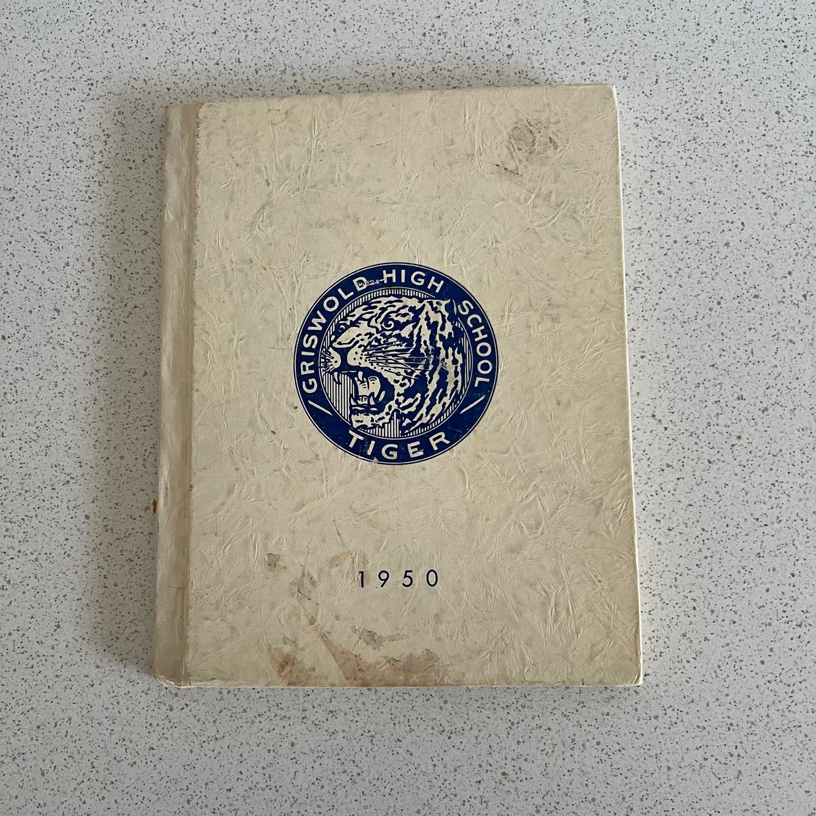 Vintage 1950 Iowa Griswold Tigers High School Yearbook