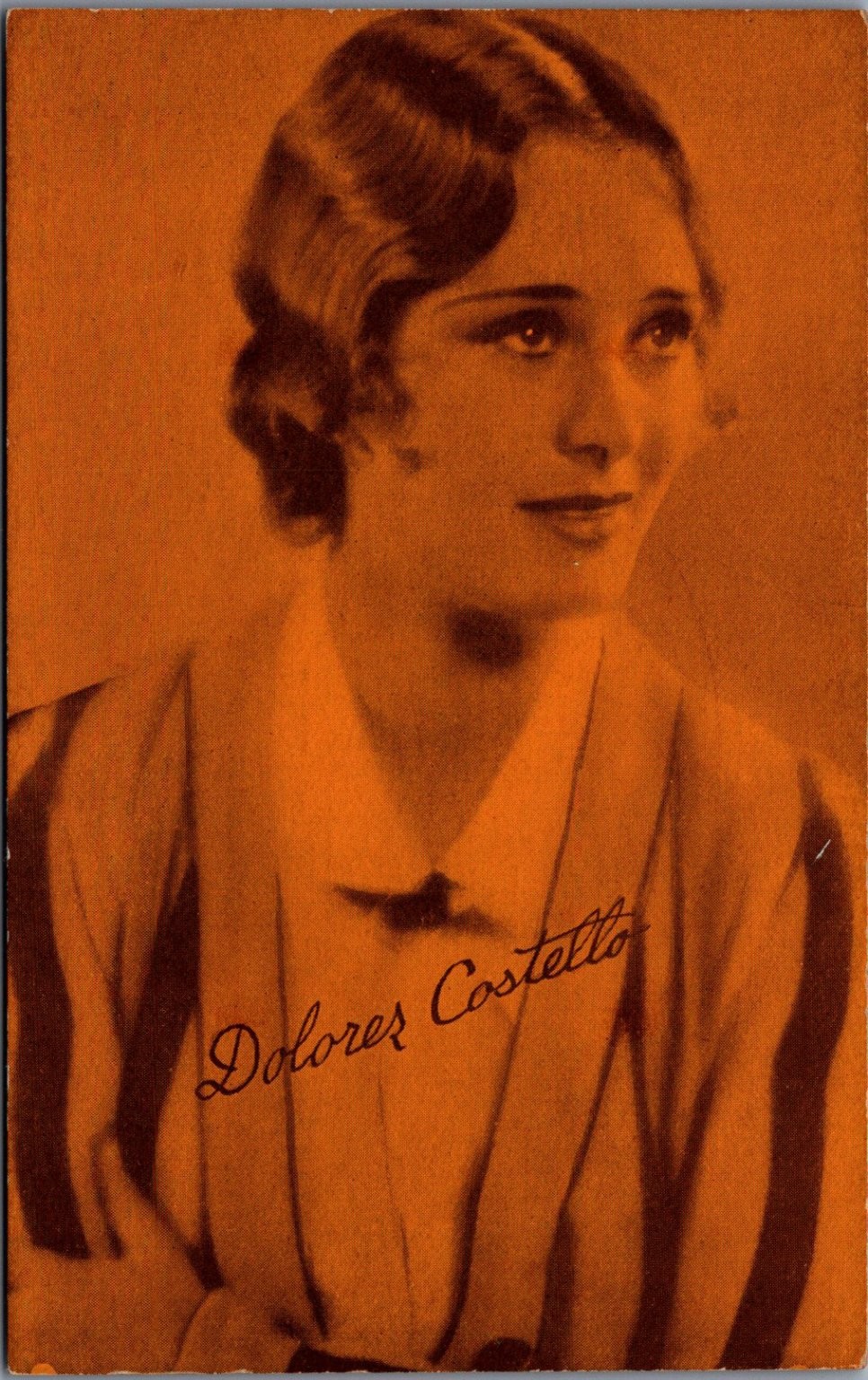 Dolores Costello Silent Film Star Actress Vintage Postcard 1920s Hollywood