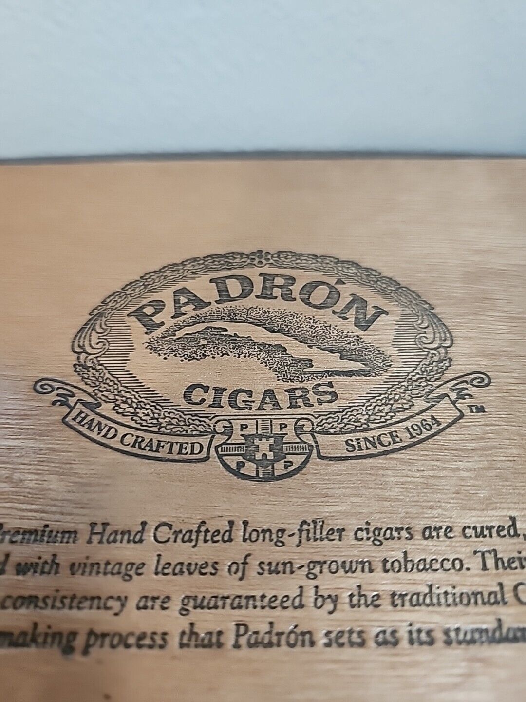 Padron Cigars Wooden Box Wood  4000 Empty Box