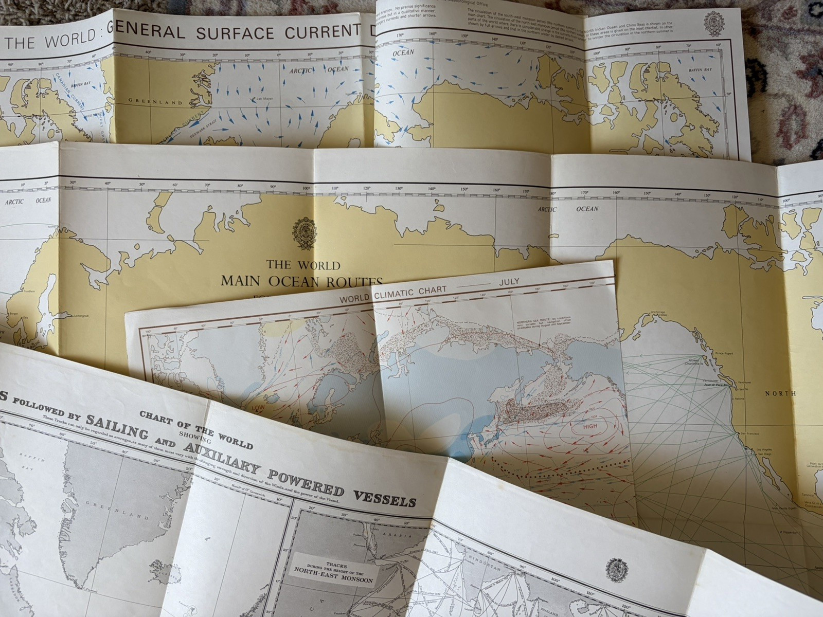 CHART KIT BBA Chesapeake Bay,Block Island R.I.+World Charts,Currents & More