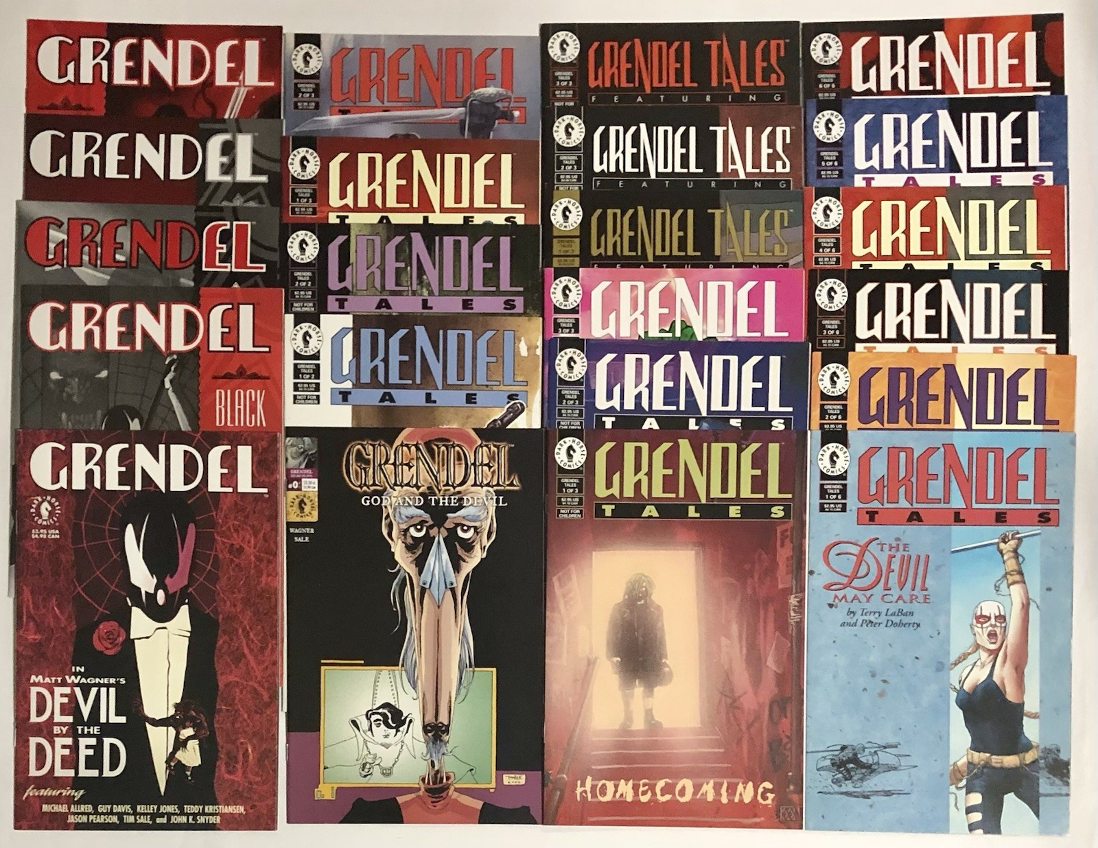Grendel Lot Of 22 Dark Horse Comics Grendel Tales & More High Grade NM Set