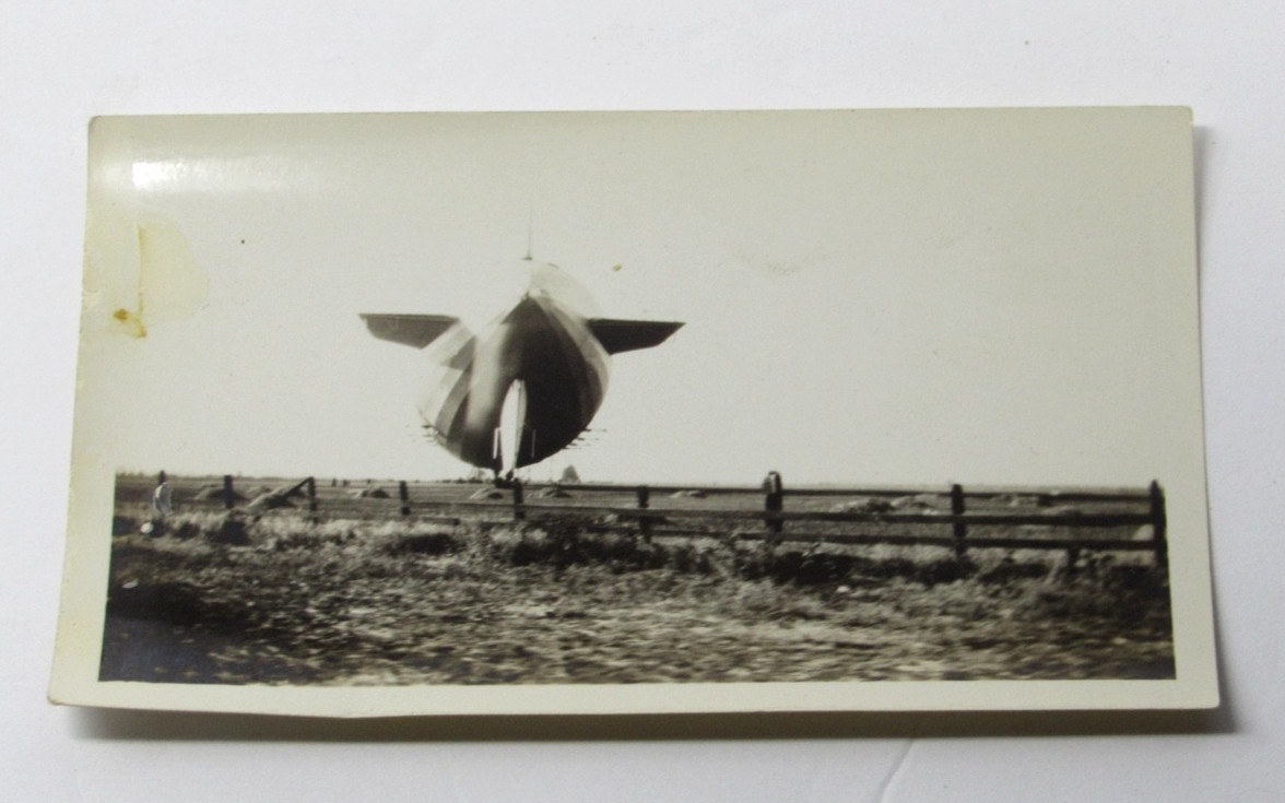 U. S. Navy USS Akron ZRS-4 Airship Aircraft Carrier Blimp Photograph 1931 ORG
