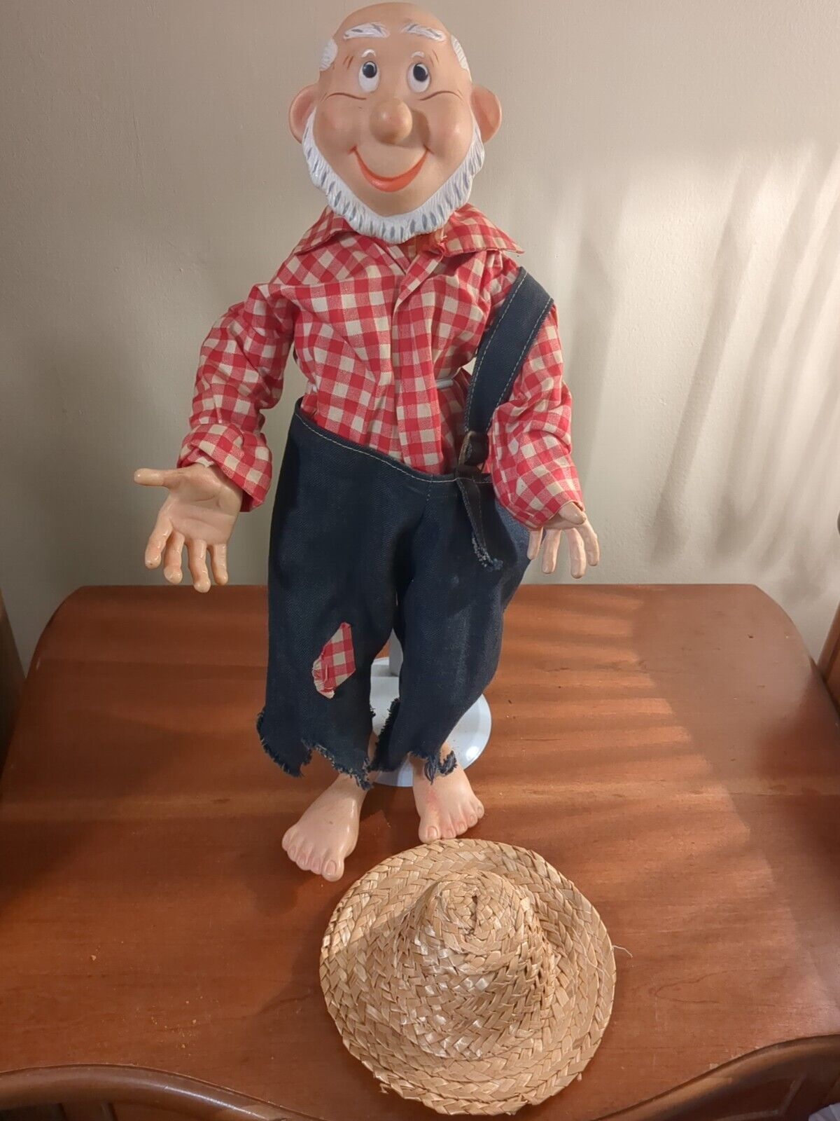 Vintage 1960s Mountain Dew Willy the Hillbilly Promo Doll 19”  Great Condition