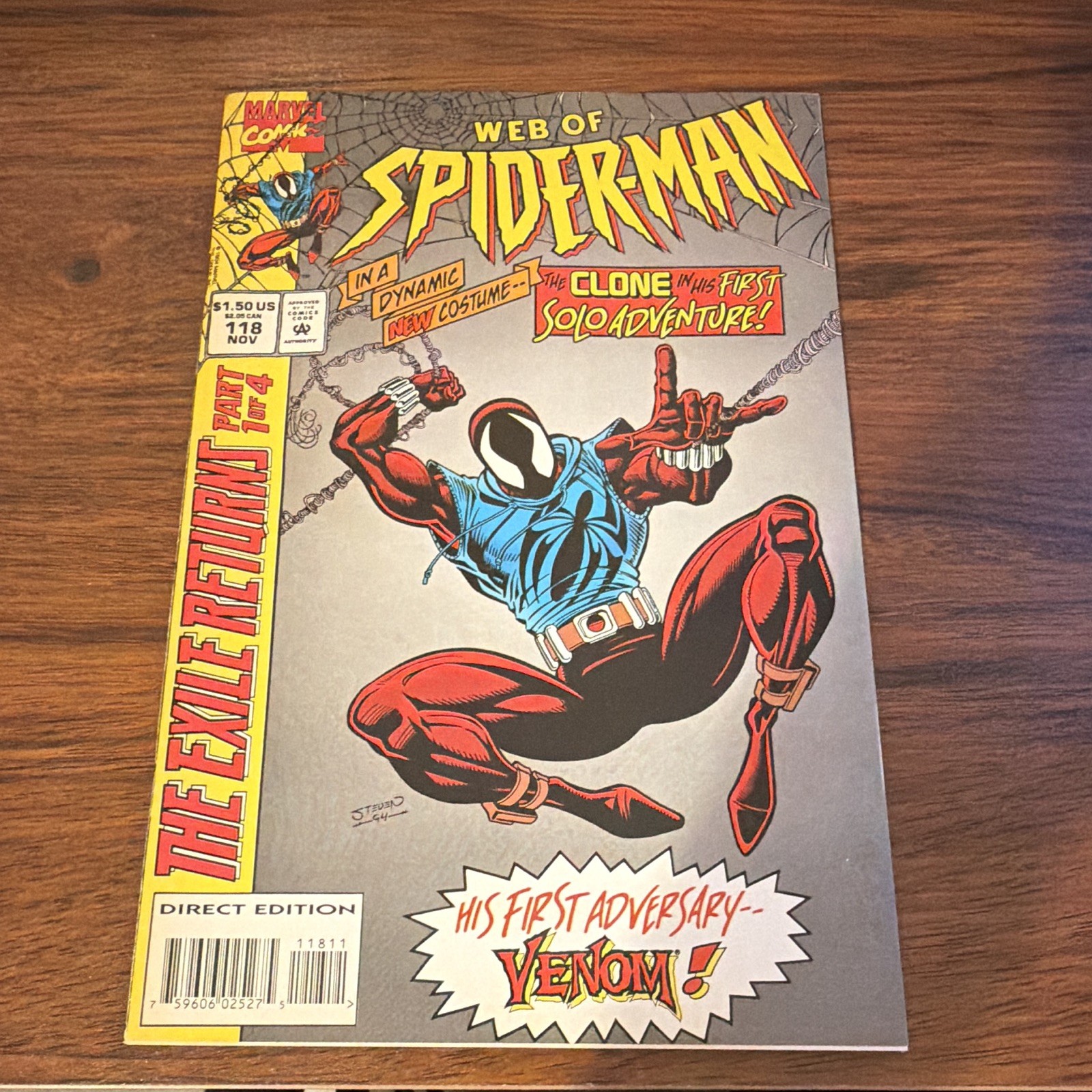 Marvel Web of Spider-Man #118 1st App of Ben Reilly as Scarlett Spider NM