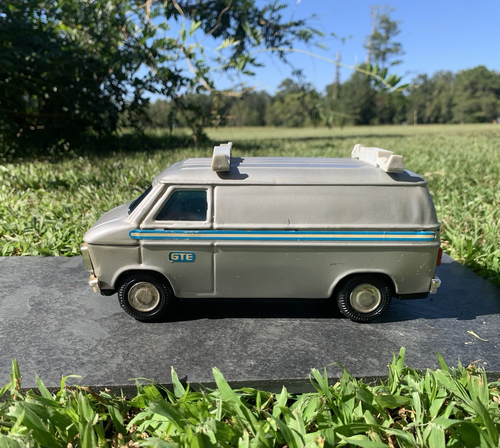 1970s GTE Telephone Truck Coin Bank By Western Stamping Corporation