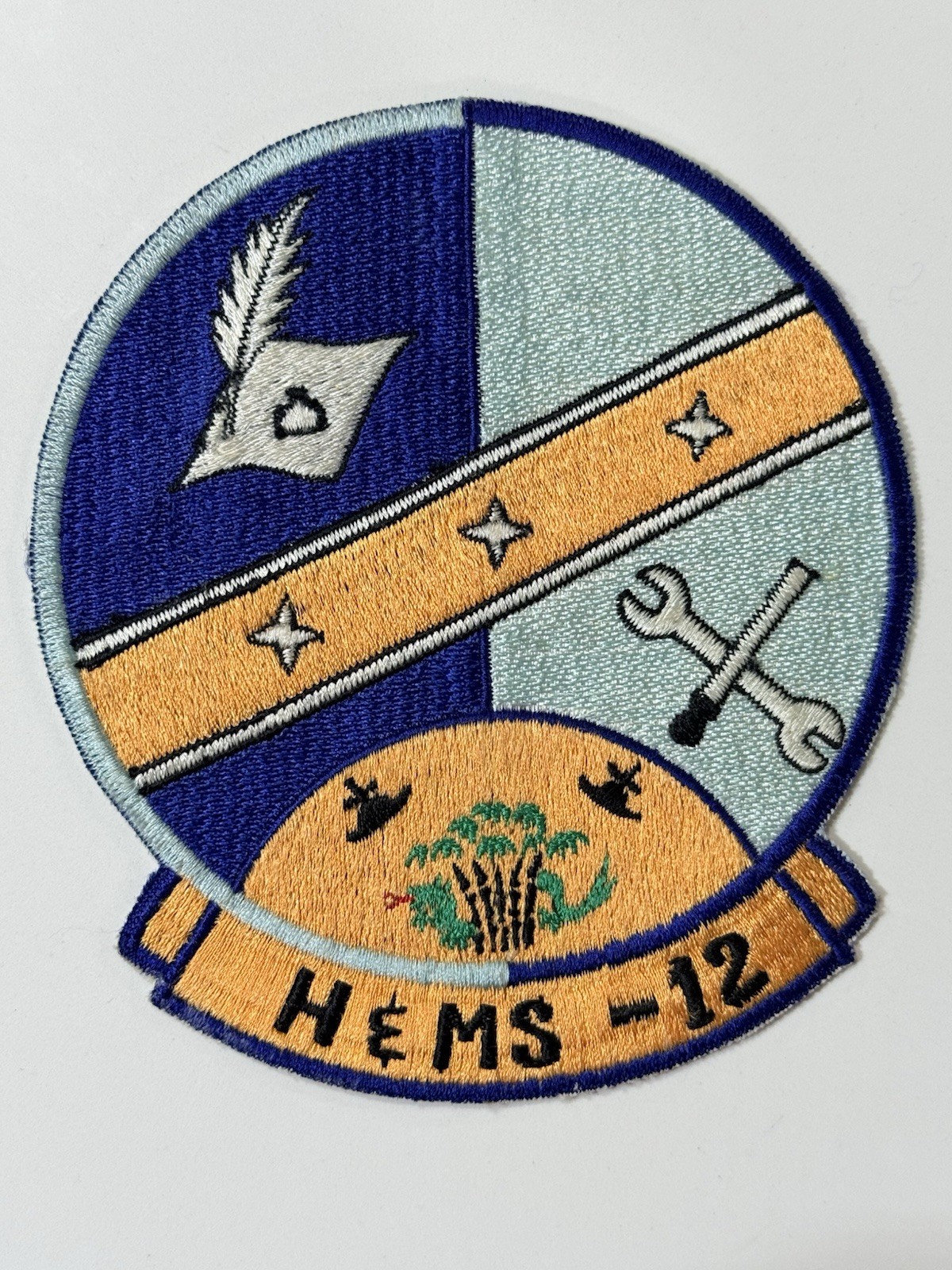 Vietnam USMC Headquarters and Maintenance Squadron 12 (H&MS-12) Jap Made Patch