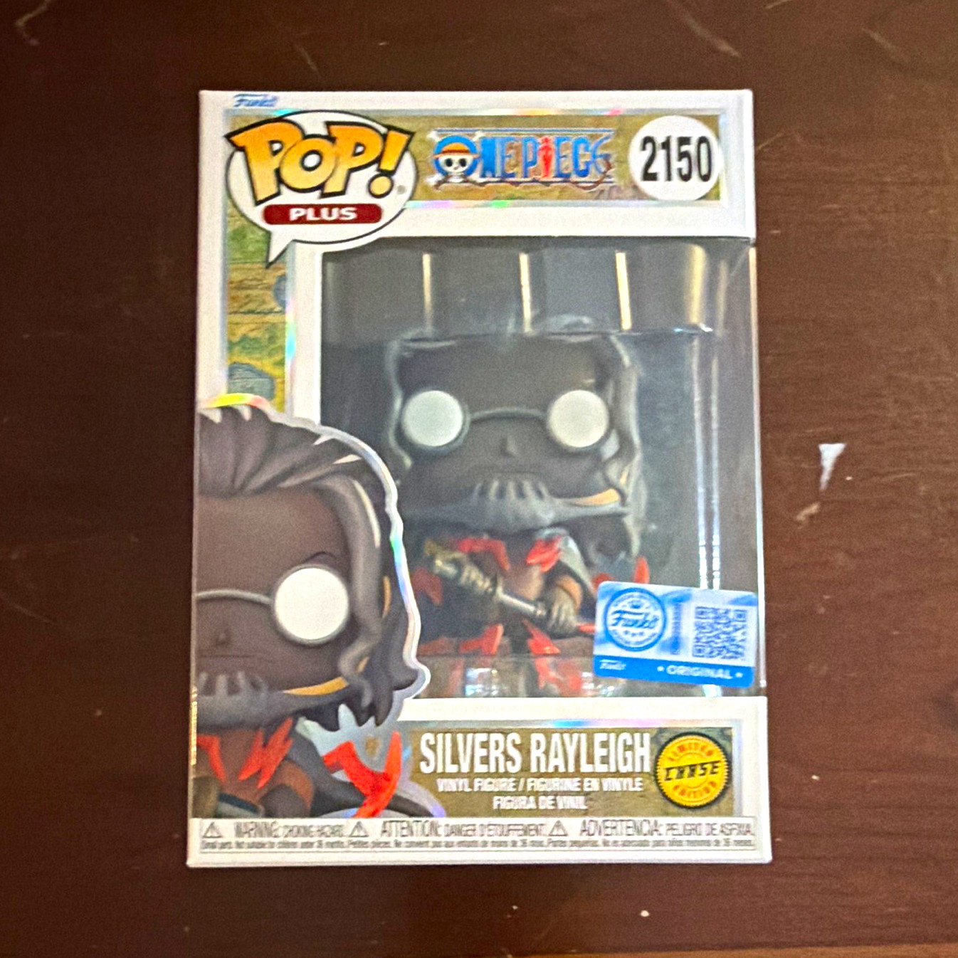 Funko Pop Plus One Piece Silvers Rayleigh (Chase) #2150 Vinyl Figure
