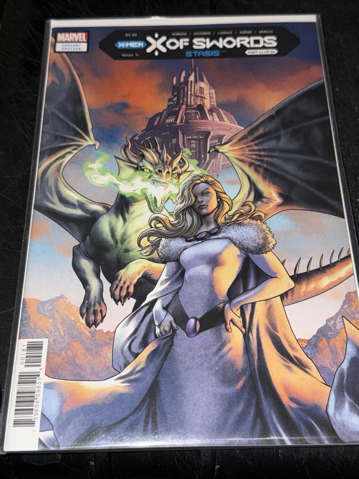 X OF SWORDS STASIS #1 E (2020) - Grade-  1:50 Jesus Saiz Variant Cover
