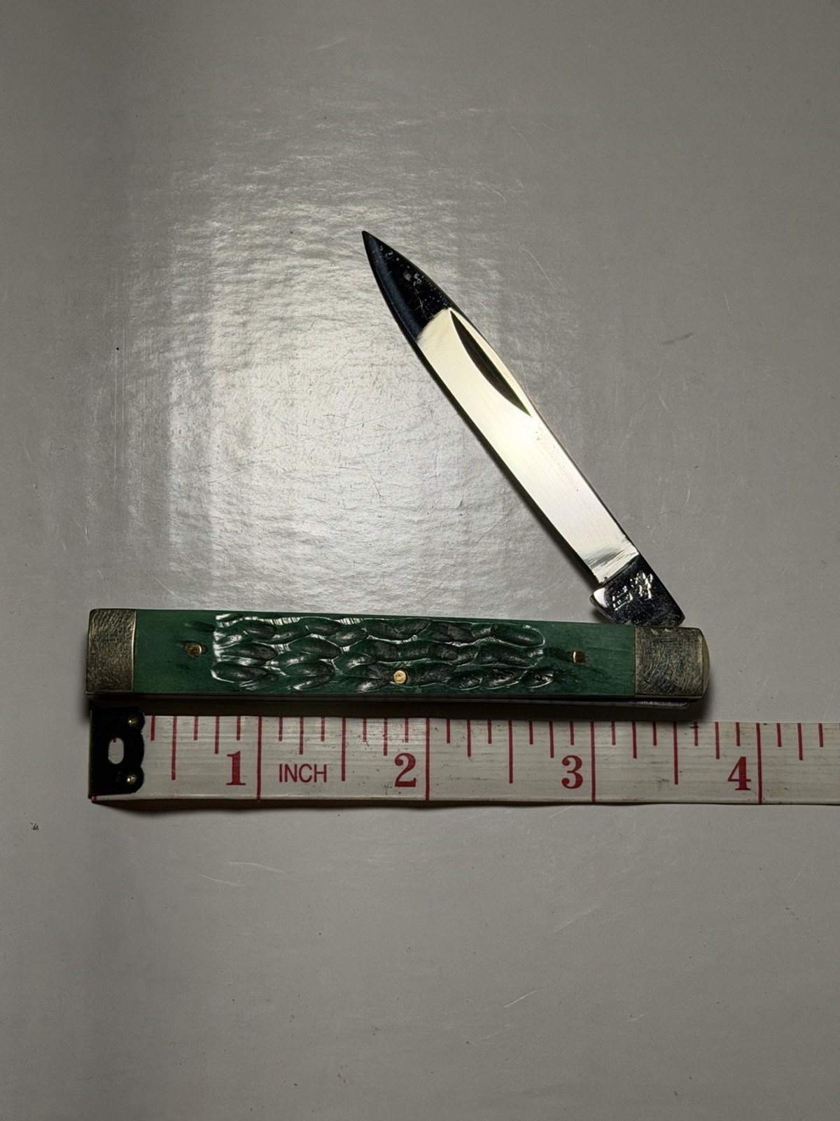 Frost Cutlery Jigged Green Bone Single Blade German Stainless Blades Nvr Sharpen