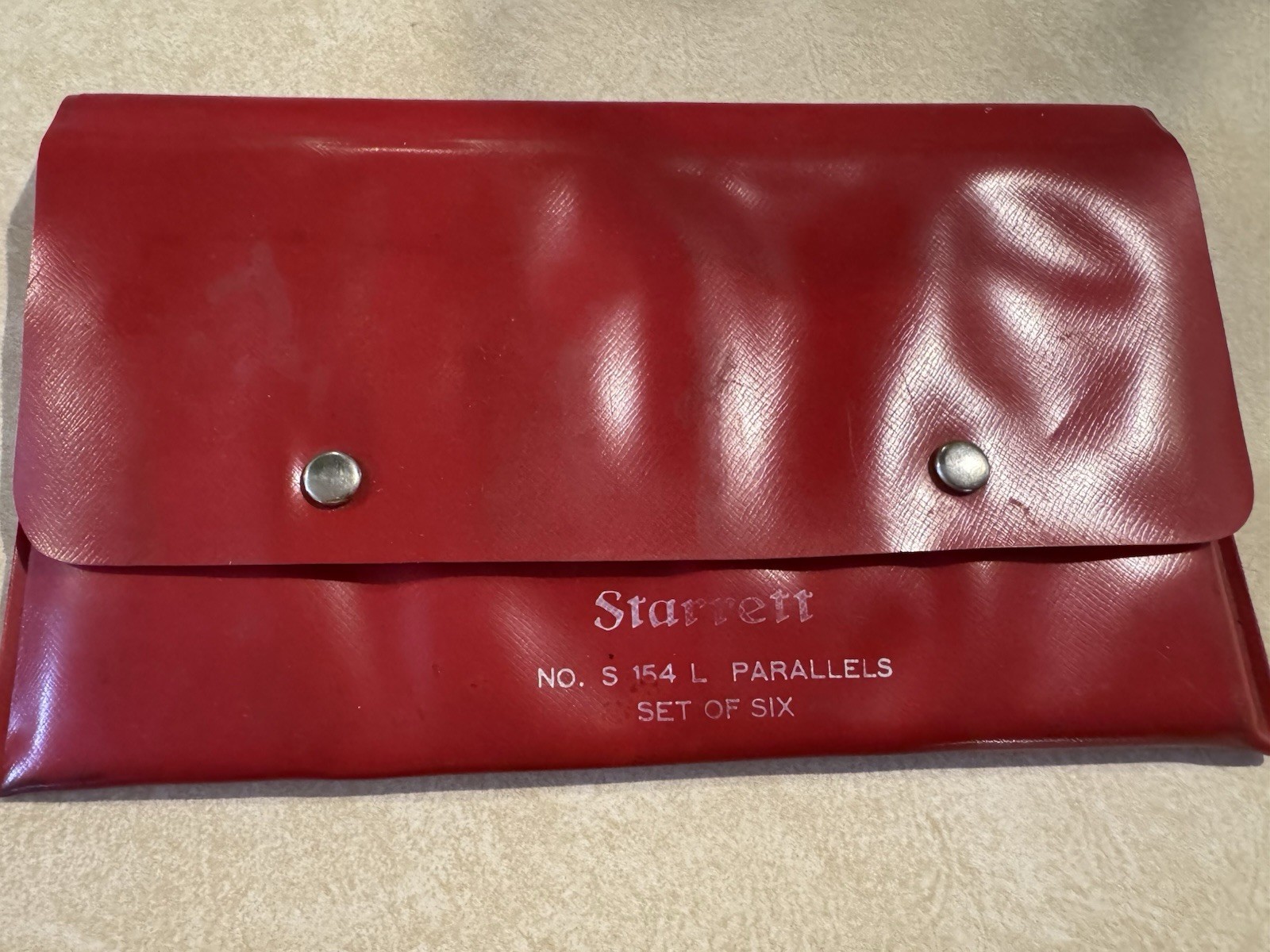 Starrett No. S 154 L parallels Set of Six (smallest is Lufkin) READ DESCRIPTION