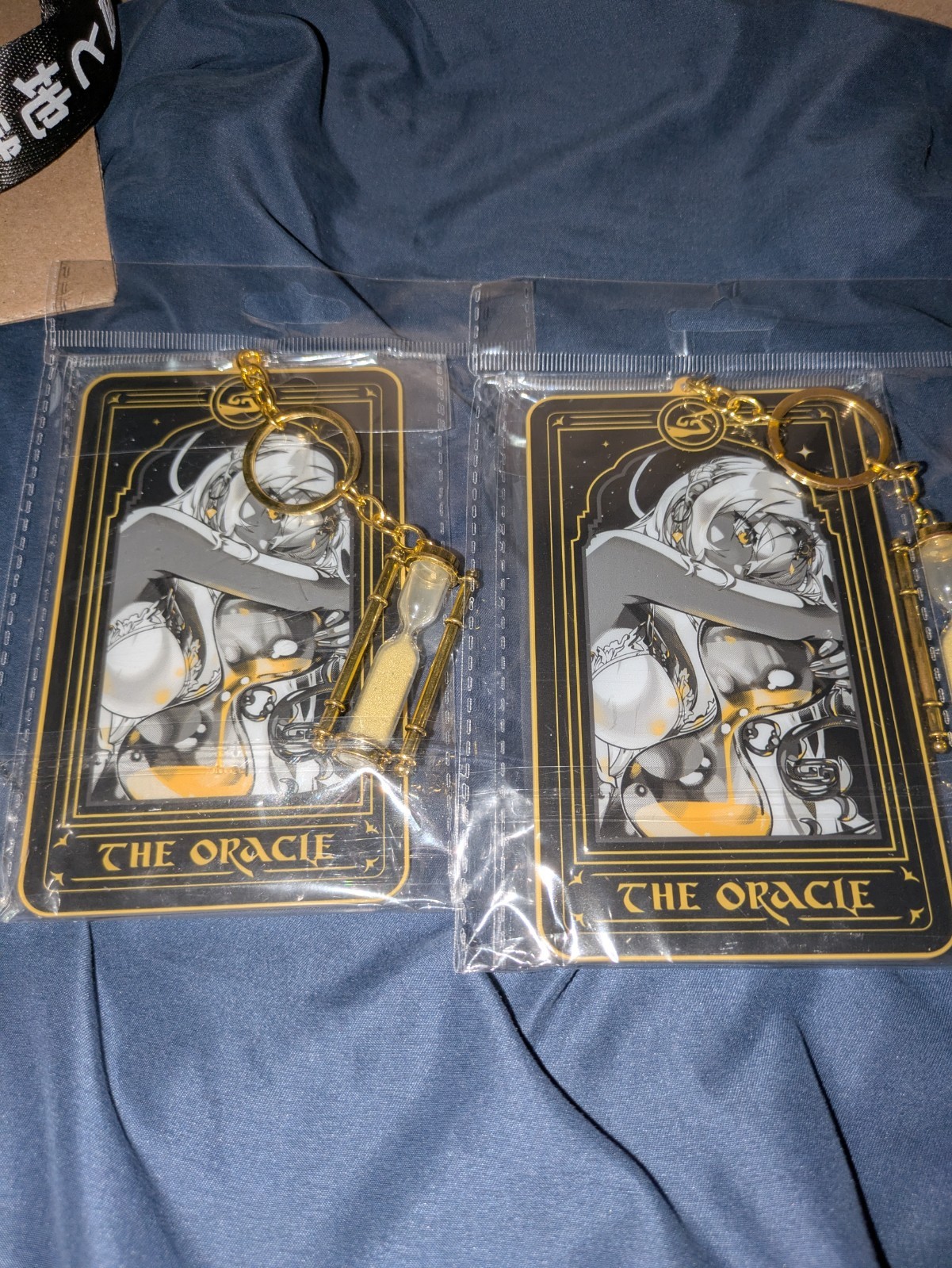 Gamersupps Waifu Cups Oracle Of Time Hourglass Keychain