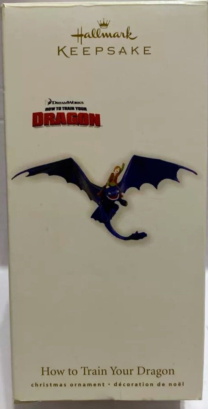 2010 Hallmark Keepsake Ornament HOW TO TRAIN YOUR DRAGON Hiccup Toothless