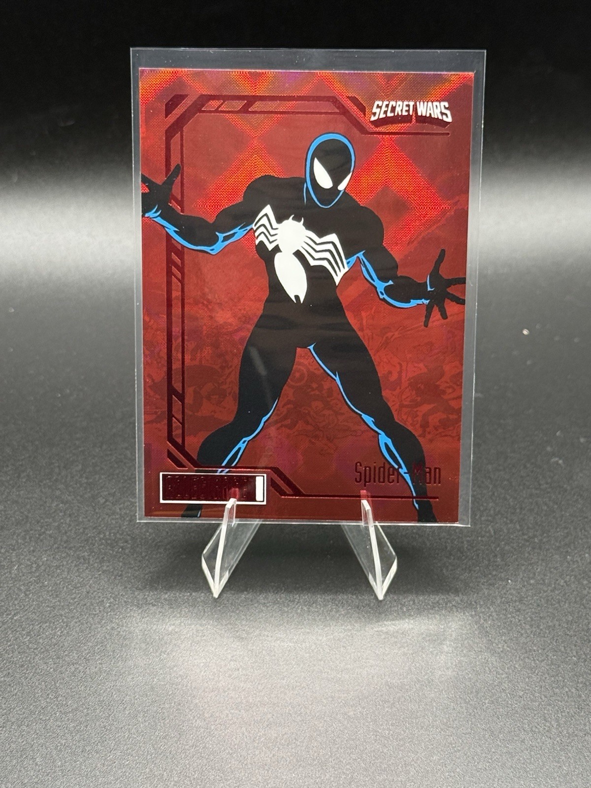 2024 Upper Deck Marvel Allegiance Secret Wars #58 Spider-Man /49 Red Diamonds
