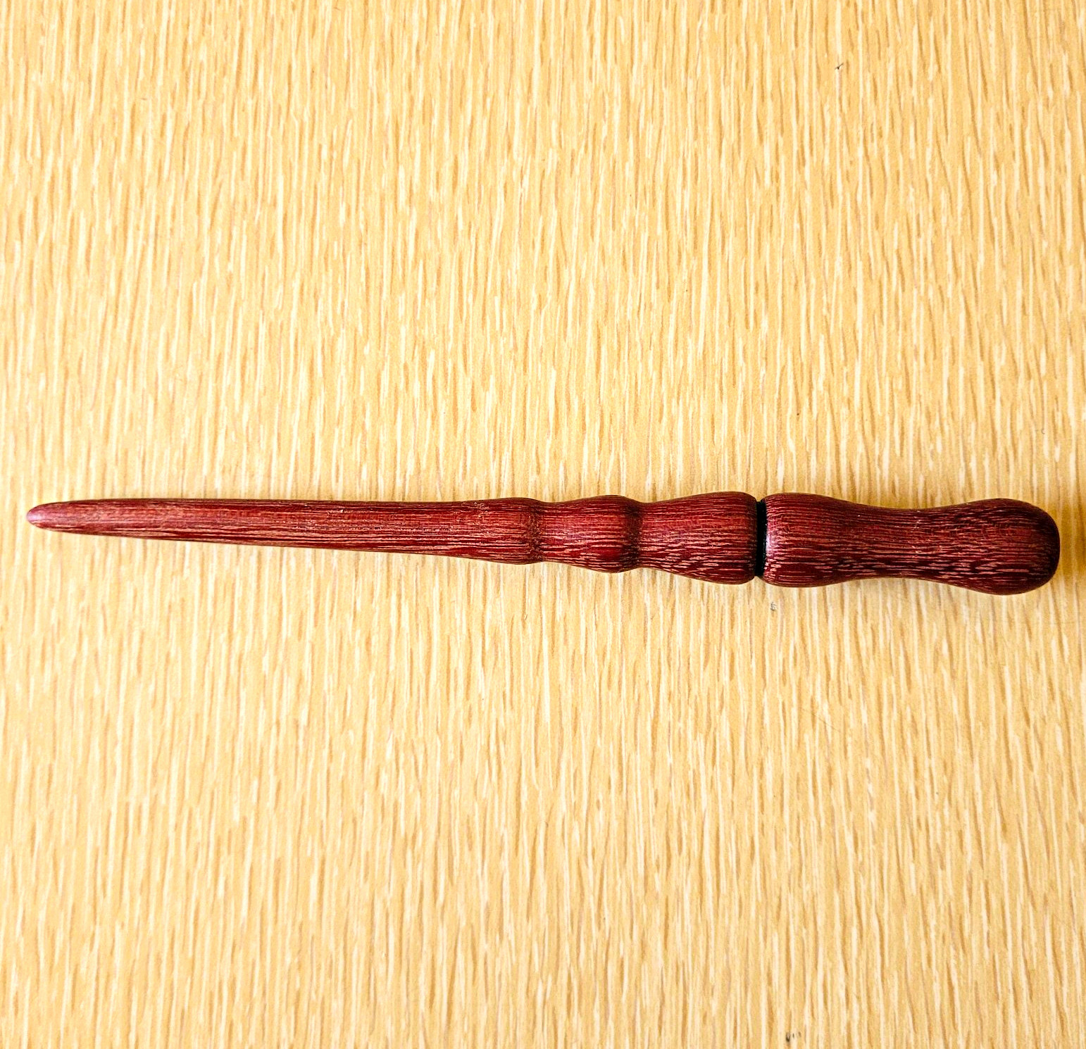 Wooden Wizard's Wand, Purpleheart, 7 Wooden Wizard's Wand, Purpleheart, 7