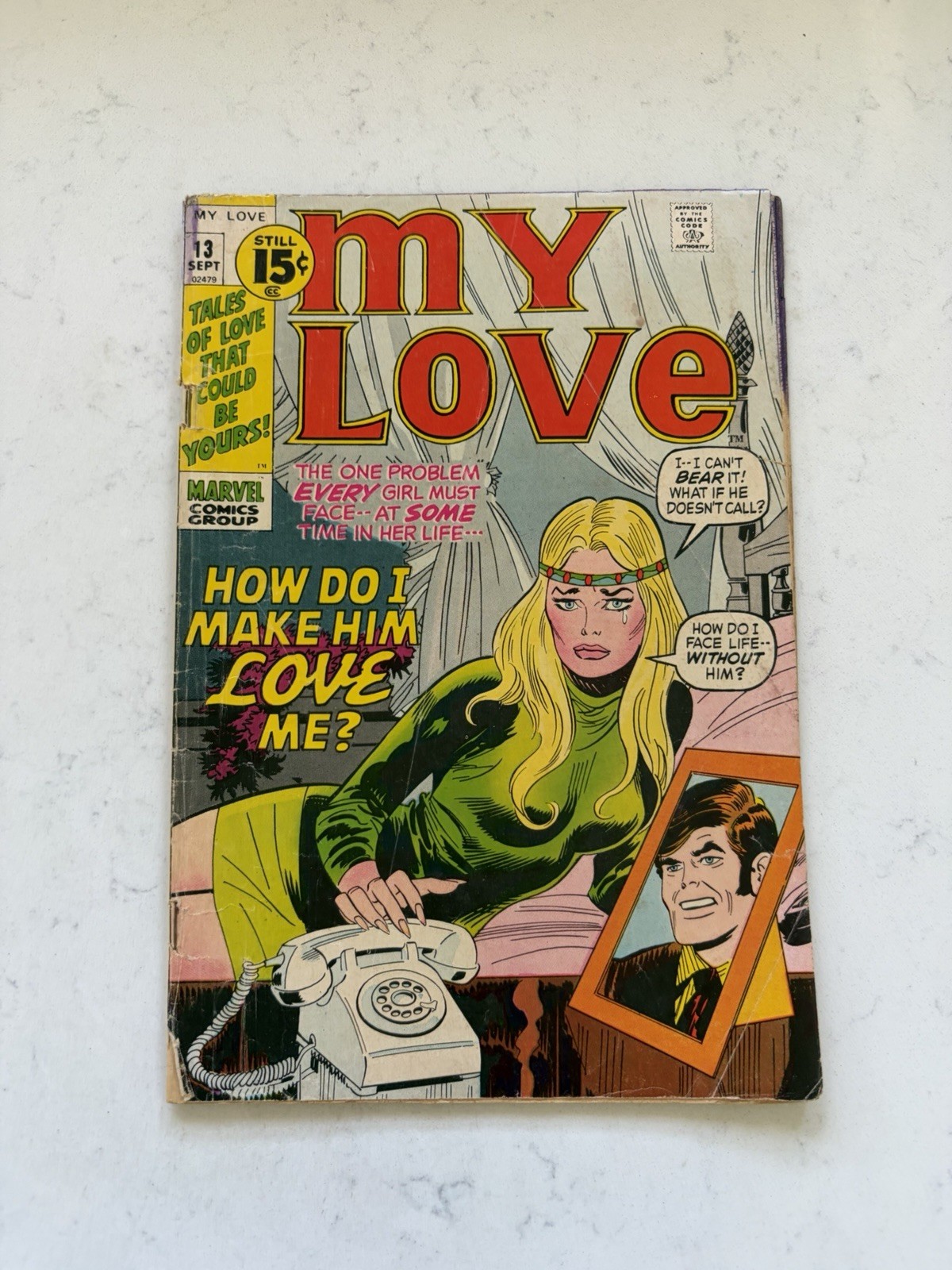 My Love #13 (Marvel Comics September 1971) Romance - Rare My Love #13 (Marvel Comics September 1971) Romance - Rare
