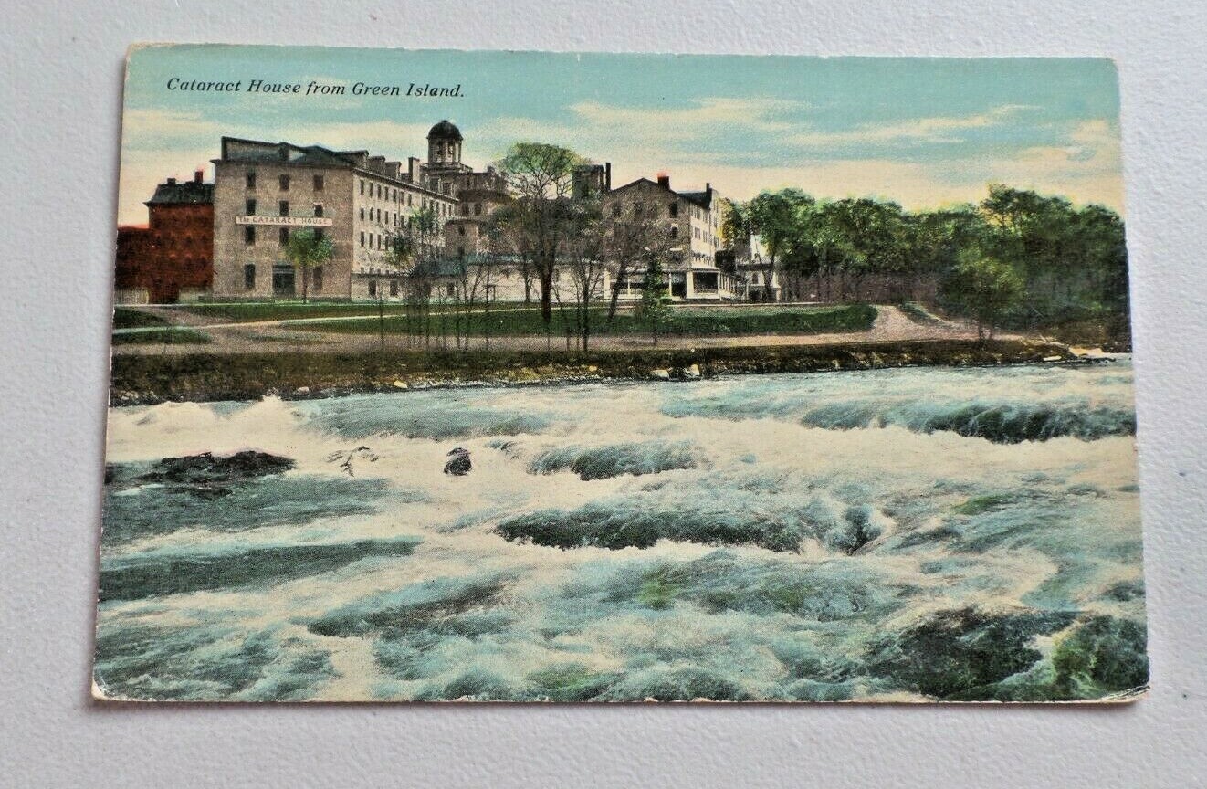 Cataract House From Green Island NY Divided Back Postcard Unposted 9110