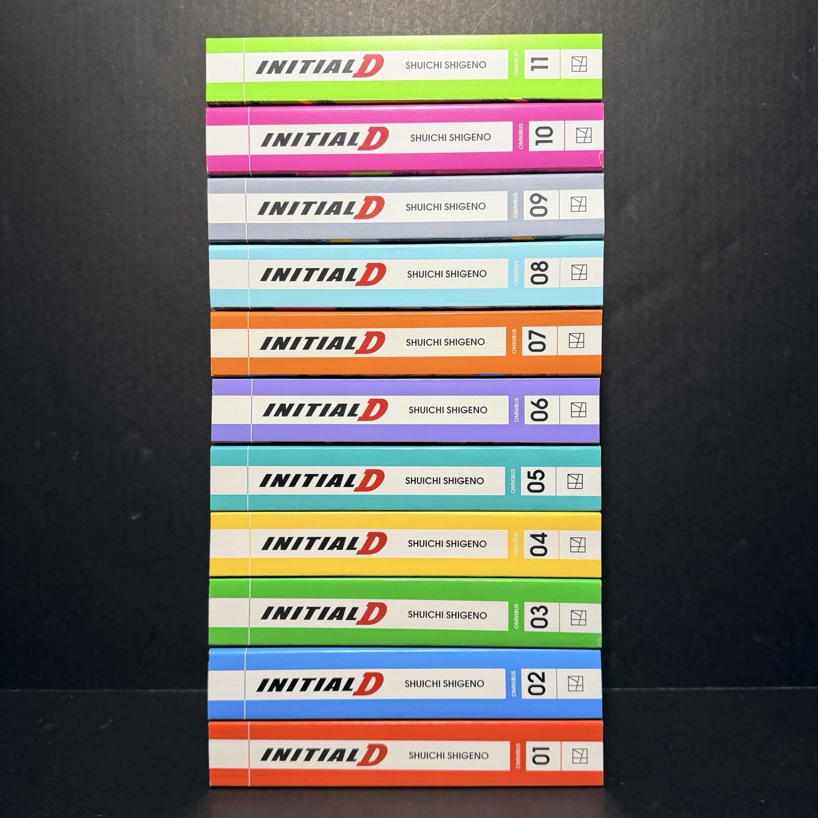Initial D Manga Omnibus 1-11 (Includes Volumes 1-22) Brand New English Authentic