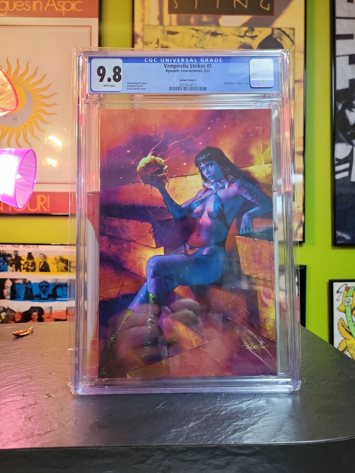 Vampirella Strikes #5 CGC 9.8 Lucio Parrillo Variant Cover F Dynamite 2022