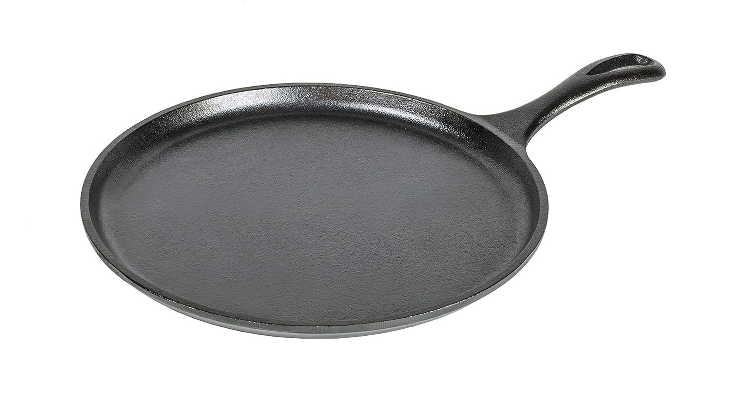 10.5 Inch Pre Seasoned Round Cast Iron Griddle Cookware Lodge Cast Iron Cookware 10.5 Inch Pre Seasoned Round Cast Iron Griddle Cookware Lodge Cast Iron Cookware