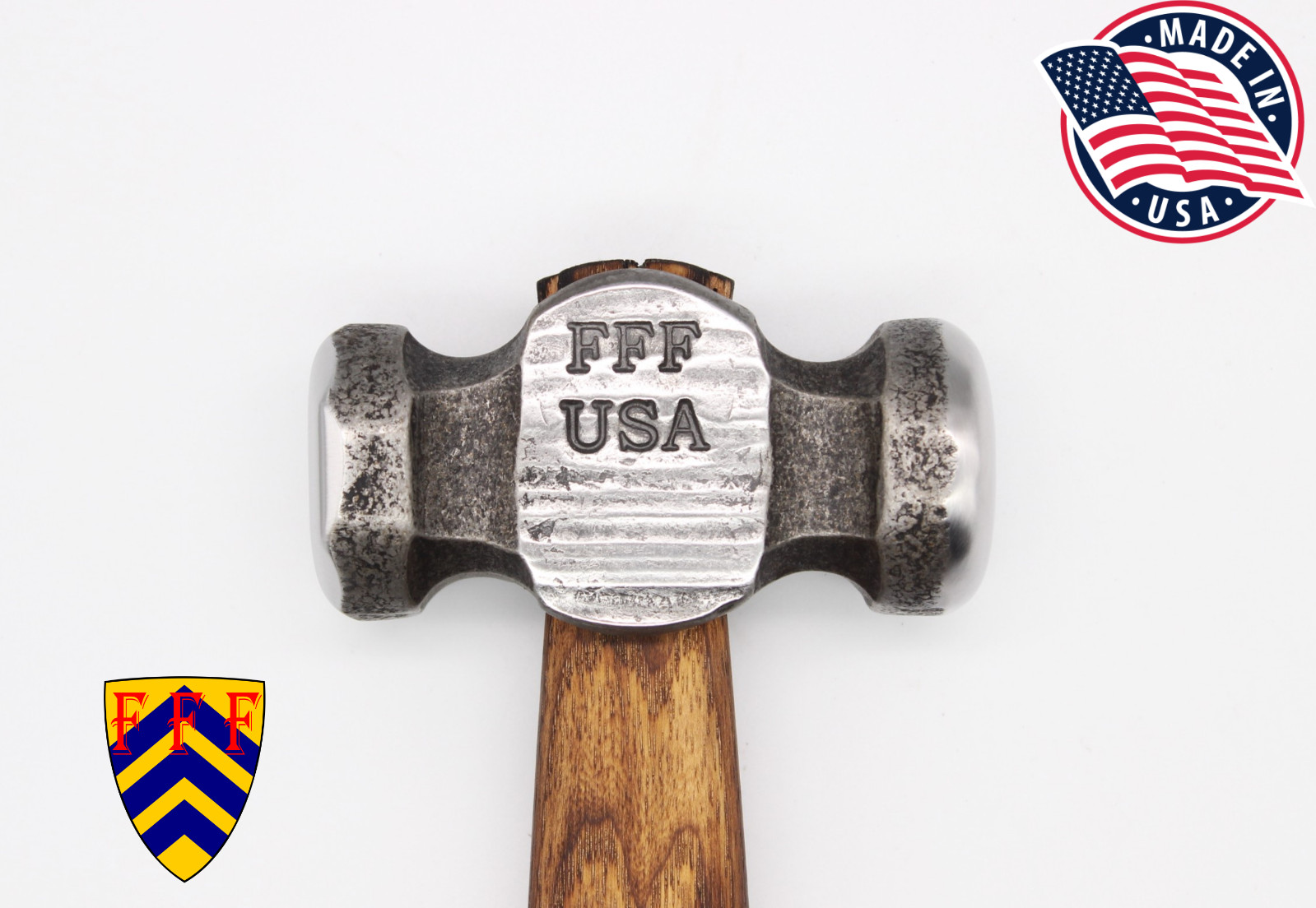 Fiery Furnace Blacksmith - 2.5 Pound Rounding Hammer - MADE IN THE USA
