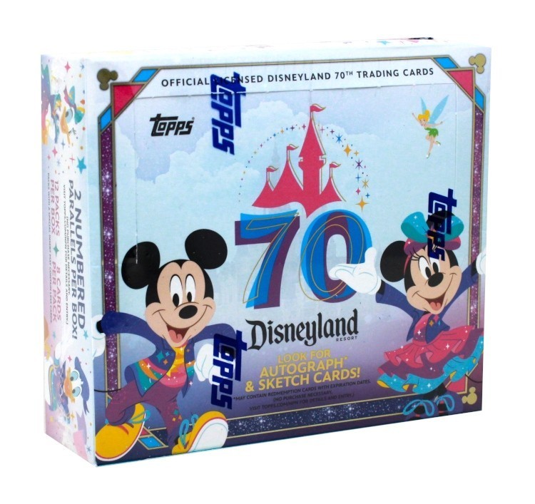 2025 Topps Disneyland 70th Anniversary Hobby Box Blowout Cards