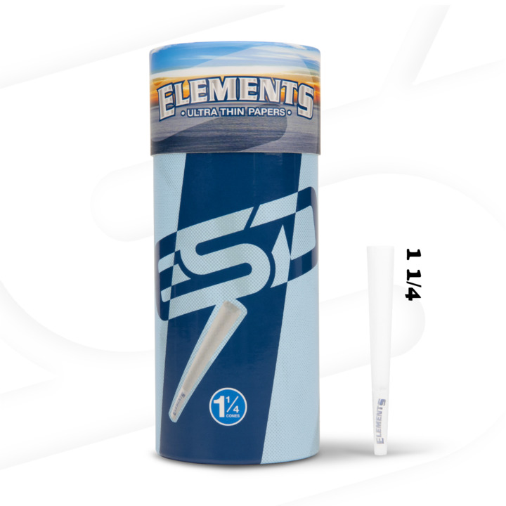 Elements Rolling Paper 1 1/4 Pre-Rolled Cones | 50 Pack