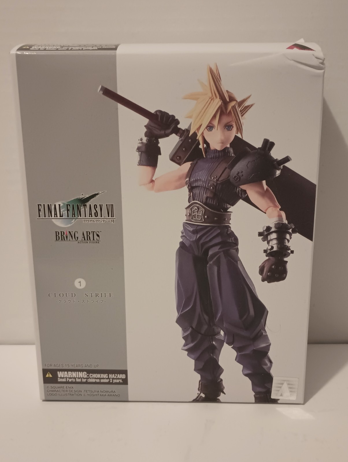Final Fantasy VII Bring Arts Cloud Strife Action Figure Square Enix Non Mint Box Final Fantasy VII Bring Arts Cloud Strife Action Figure Square Enix Non Mint Box