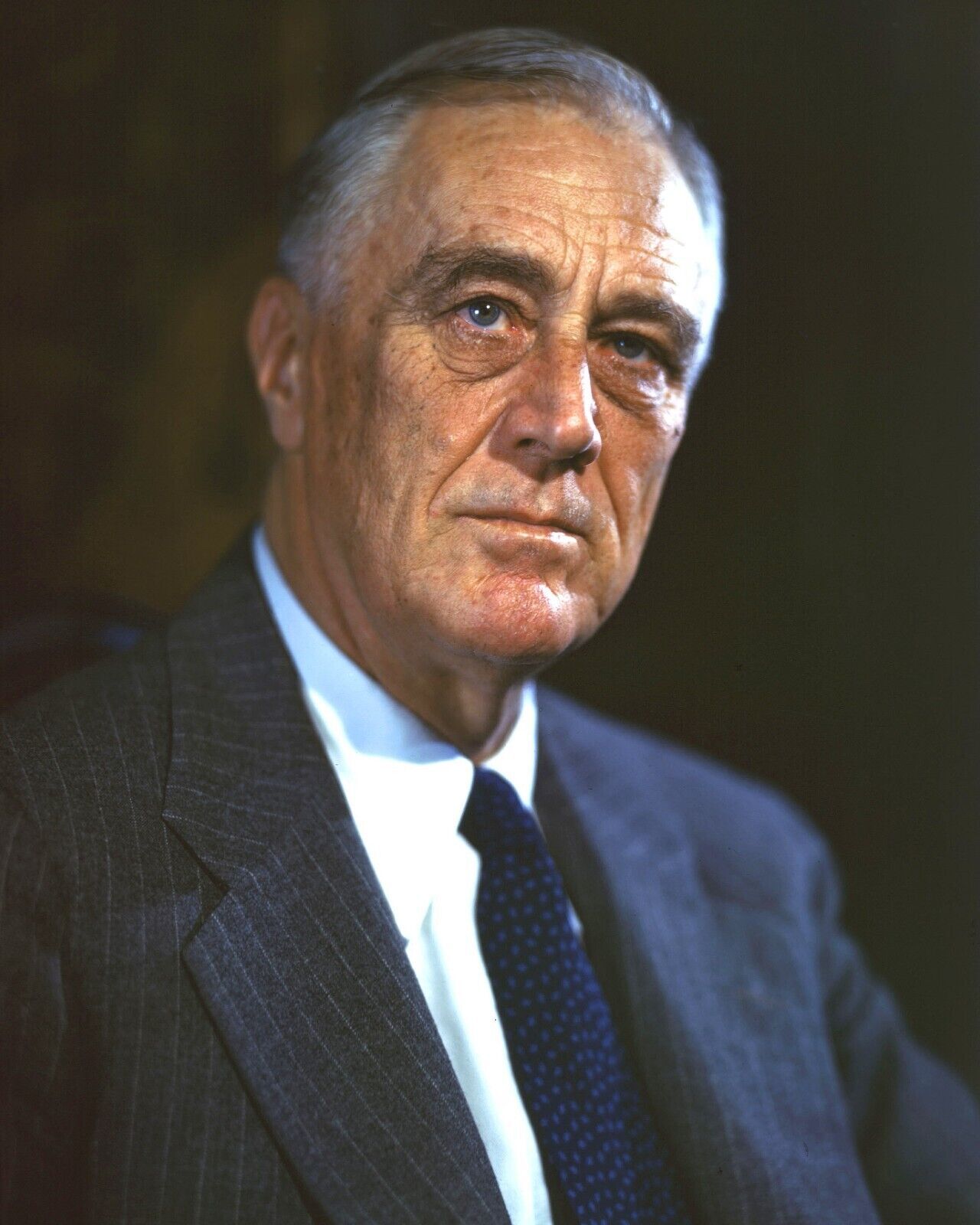 PRESIDENT FRANKLIN DELANO ROOSEVELT PORTRAIT OFFICIAL WHITE HOUSE 8X10 PHOTO