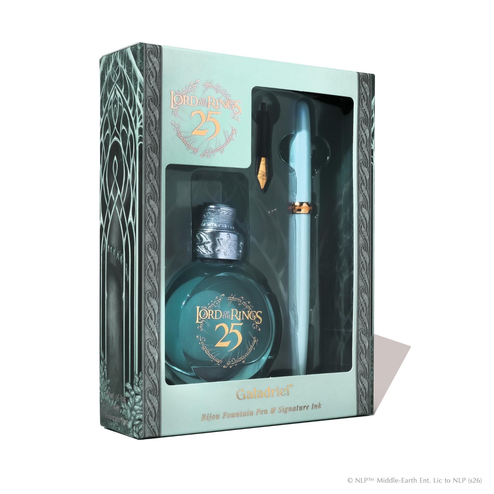 Ferris Wheel Press Galadriel Bijou Fountain Pen & 38ml Ink Set-Lord of the Rings