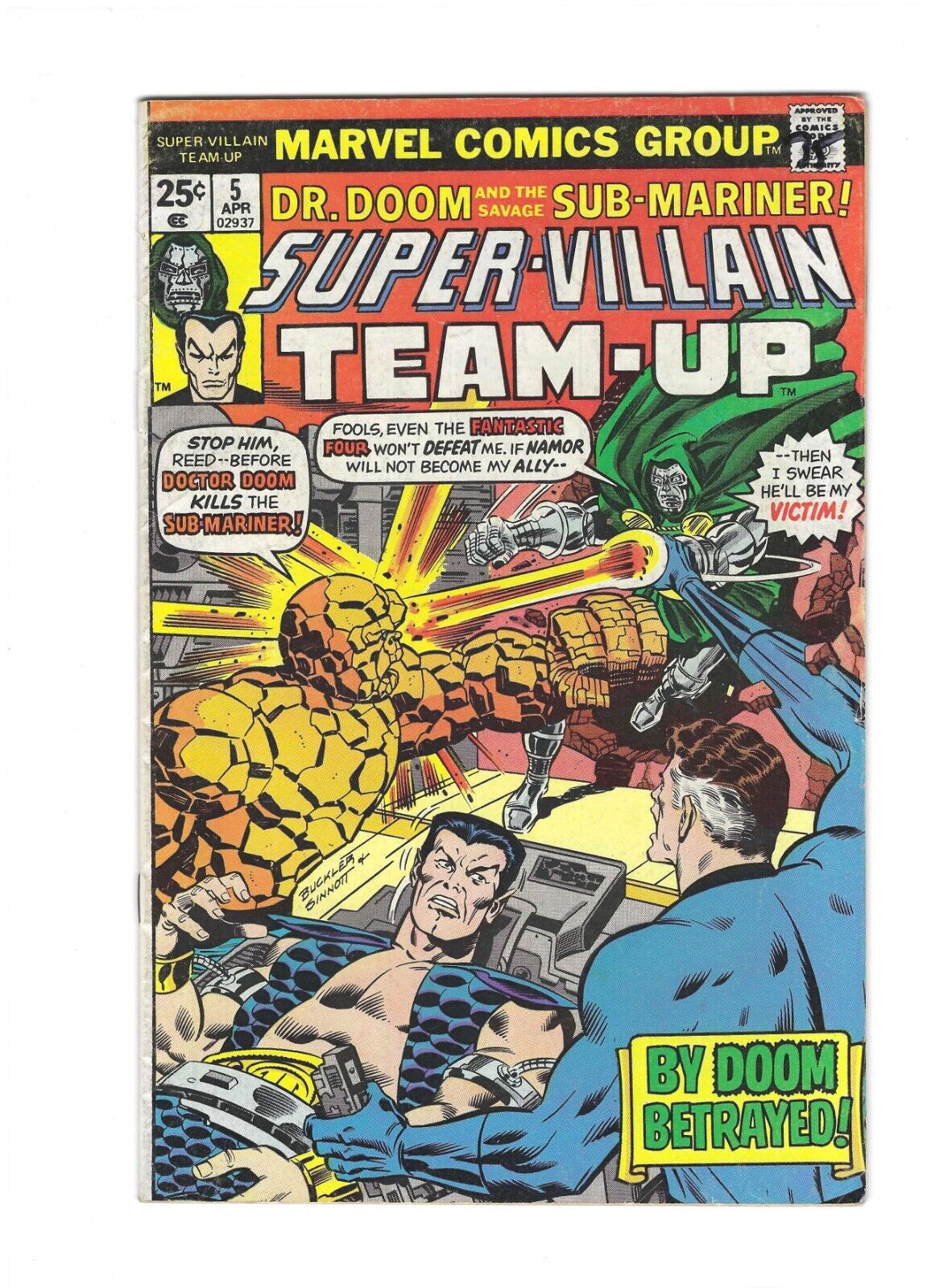 Super-Villain Team-Up #5: Dry Cleaned: Pressed: Bagged: Boarded FN-VF 7.0