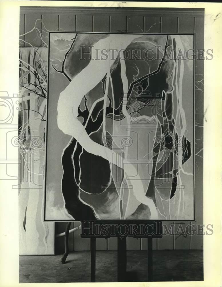 1979 Press Photo Trees and Firmament by Kitty O\'Meallie, Masur Museum Louisiana