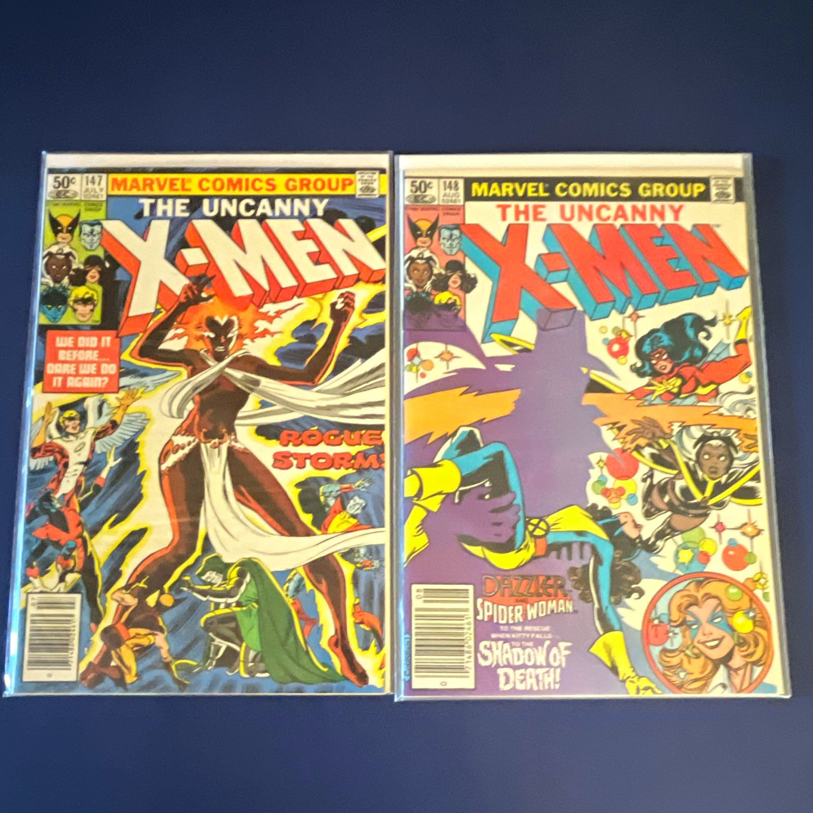 Uncanny X-Men #147 #148 Marvel Comics Group 1981 Lot Chris Claremont