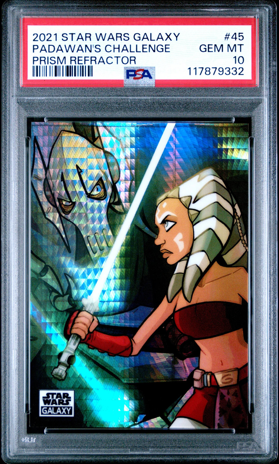 2021 Topps Chrome Star Wars Galaxy Padawan's Challenge /75 #45 PSA 10 2021 Topps Chrome Star Wars Galaxy Padawan's Challenge /75 #45 PSA 10