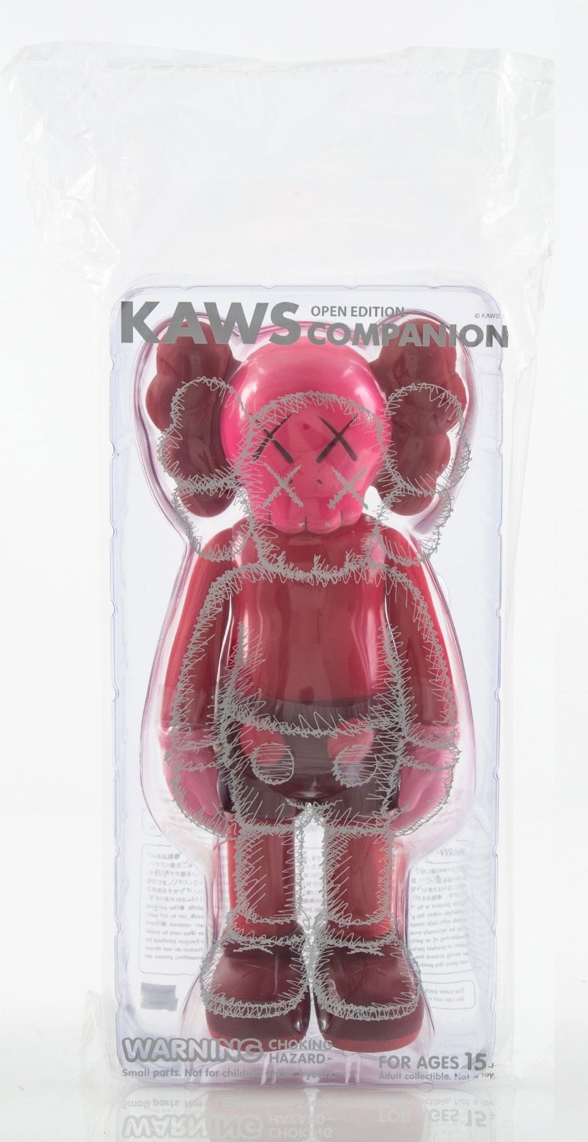 KAWS Companion Blush  2017 Medicom Toy Original Packaging Brand New