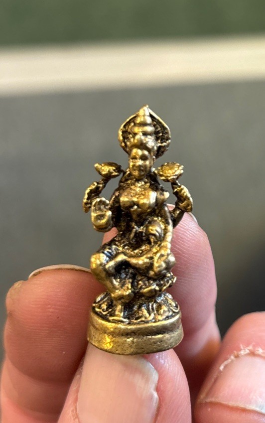 1 Inch Brass Statue Lakshmi