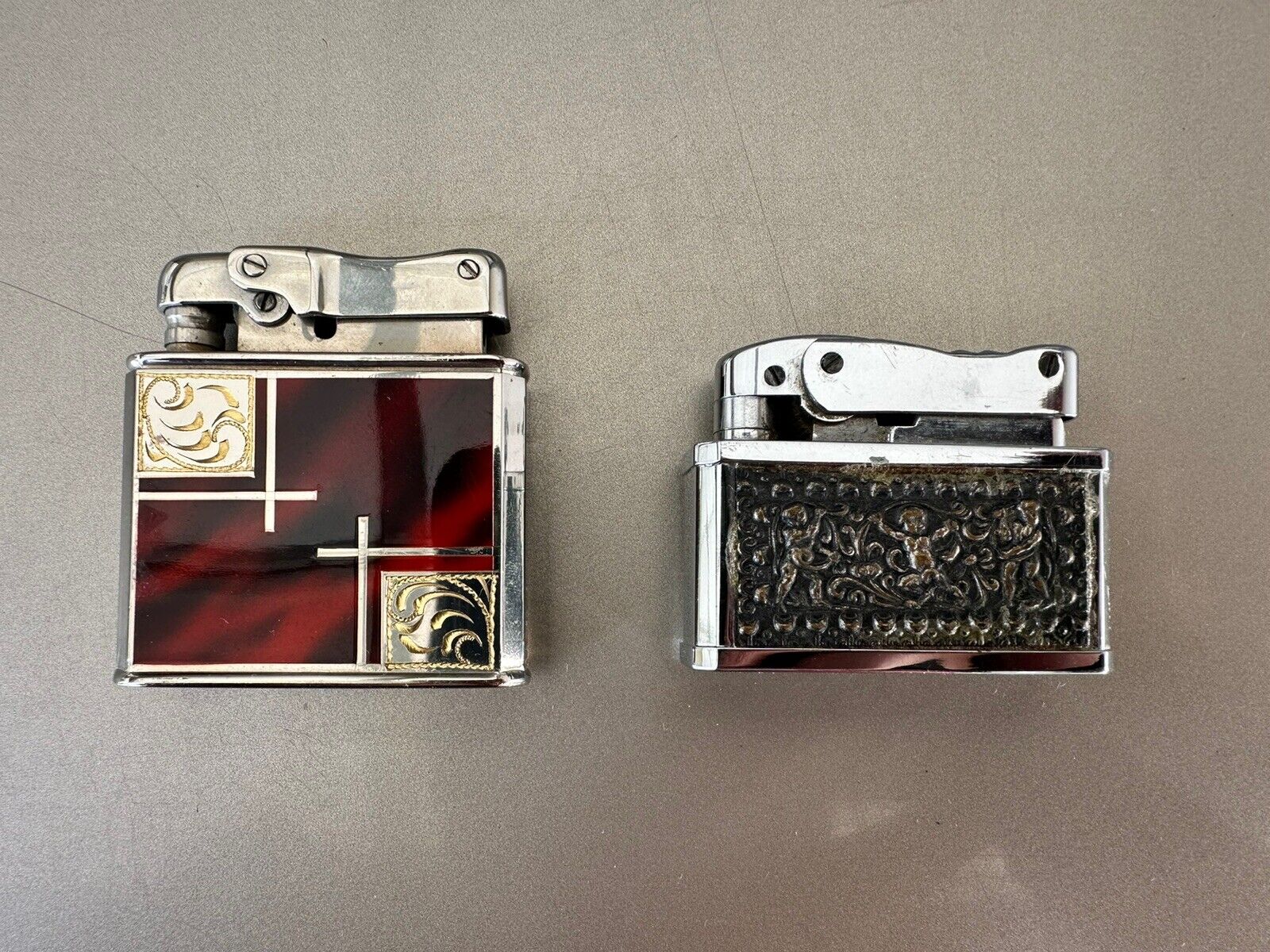 Vintage Ibelo Monopol & StarFire Lighter Rare Lighters Japan - Look